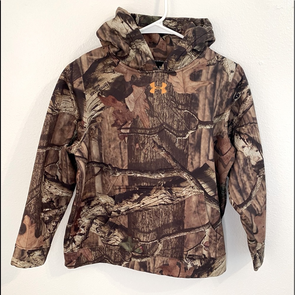 Boys Camouflage UA Hoodie
